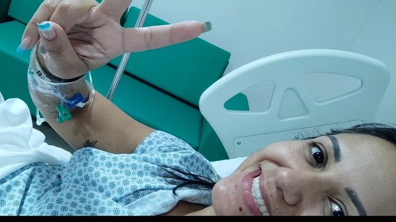 Jéssica na luta contra o câncer